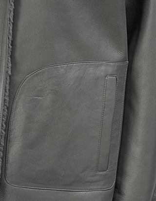 Schafleder-Shearling-Wendejacke Teila Merinillo Alba Nappa