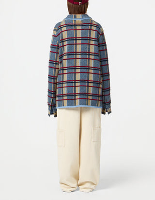 Kariertes Kaschmir Overshirt Plaid Work