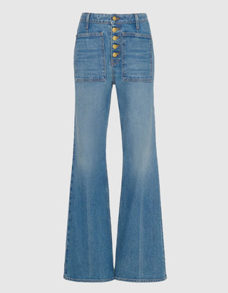 Flare-Leg Jeans The Stretch Lou Kick