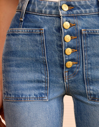 Flare-Leg Jeans The Stretch Lou Kick