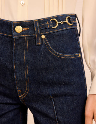 Straight Leg Jeans The Agatha Pintuck