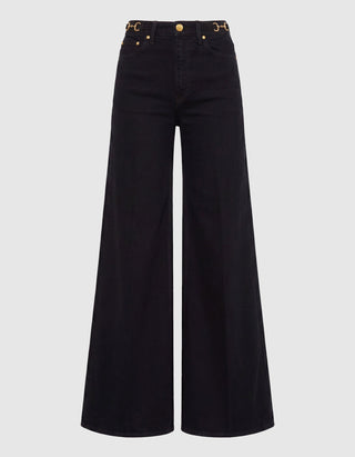 Wide-Leg Jeans The Stretch mit Metall-Details