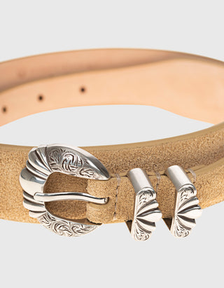 Veloursleder-Gürtel Versailles Suede