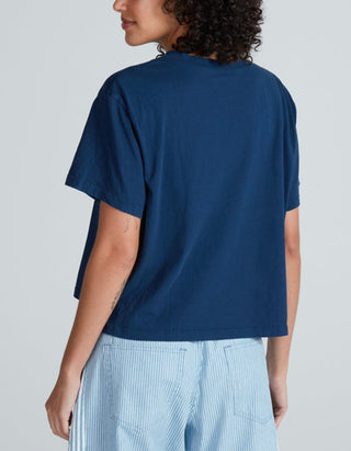 Bedrucktes Cropped Boxy-Fit T-Shirt Shrunken Boy
