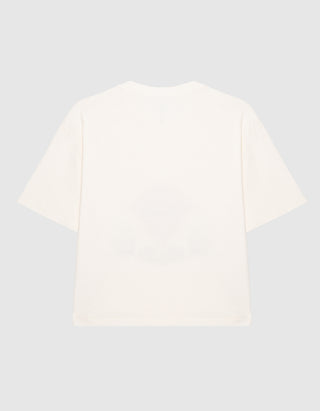 Bedrucktes Cropped Boxy-Fit T-Shirt