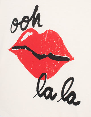 Bedrucktes Cropped Boxy-Fit T-Shirt