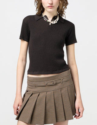 Kaschmir-Polo-Shirt Shrunken