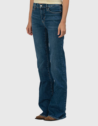 Mid-Rise Flare-Leg Jeans The Icon Long