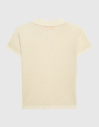 Kaschmir-Polo-Shirt Shrunken