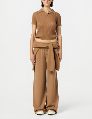 Wide-Leg Kaschmir-Hose Everywear