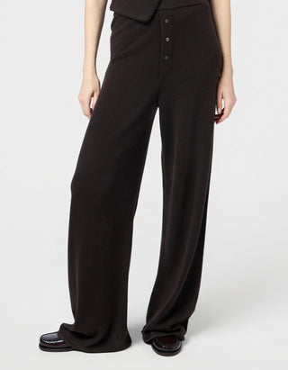 Wide-Leg Kaschmir-Hose Everywear