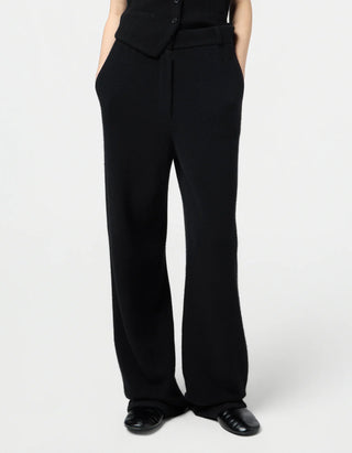 Wide-Leg Kaschmir-Mix Hose