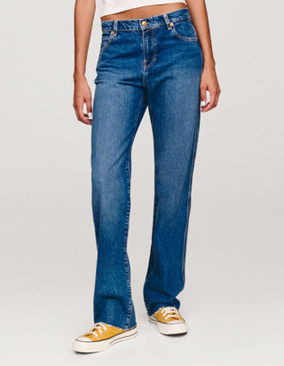 Straight-Leg Jeans Weekender mit offenem Saum
