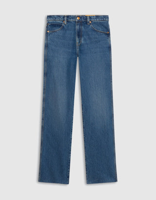 Straight-Leg Jeans Weekender mit offenem Saum