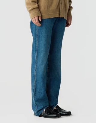 Straight-Leg Jeans Weekender mit offenem Saum