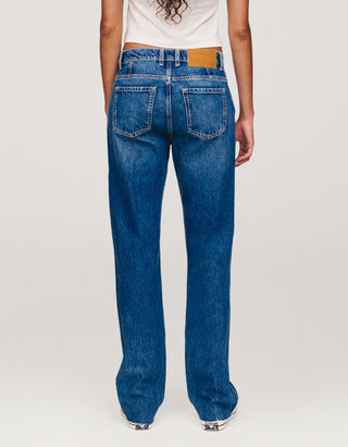 Straight-Leg Jeans Weekender mit offenem Saum
