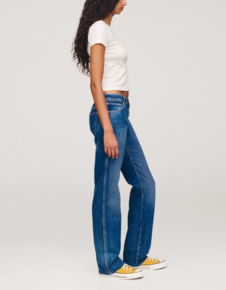 Straight-Leg Jeans Weekender mit offenem Saum