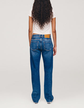 Straight-Leg Jeans Weekender mit offenem Saum