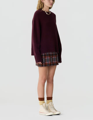 Oversize Kaschmir-Pullover Cozy Crew