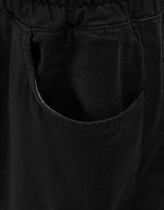 High-Waist Leinen-Mix Hose Cancun