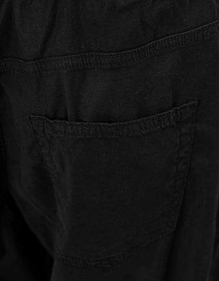 High-Waist Leinen-Mix Hose Cancun