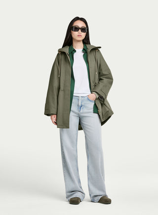 Wattierte Jacke Feli mit Kapuze
