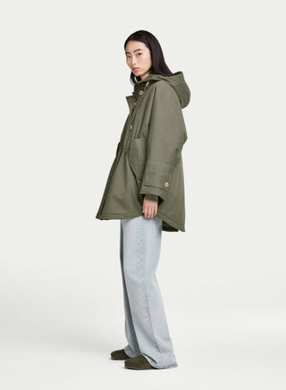 Wattierte Jacke Feli mit Kapuze