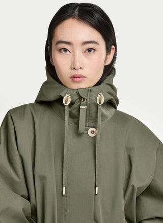 Wattierte Jacke Feli mit Kapuze