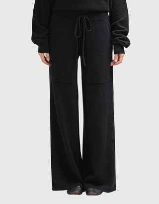 Wide-Leg Kaschmir-Hose Omi