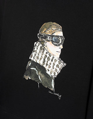 Bedruckter Oversize Hoody