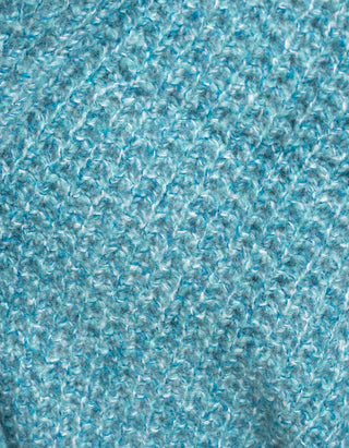 Oversize Kaschmir-Seiden Cardigan Waffle