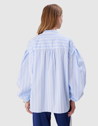 Gestreifte Oversize-Bluse Vicky