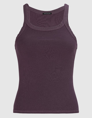 Geripptes Cropped Top