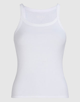 Geripptes Cropped Top