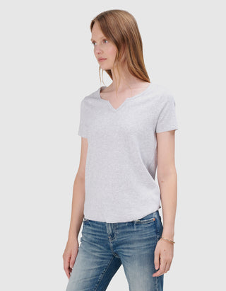 Geripptes T-Shirt Tessa