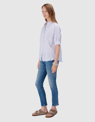 Kurzarm-Bluse Jimena Ruffle