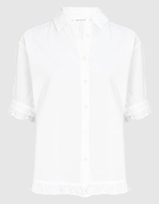 Kurzarm-Bluse Jimena Ruffle