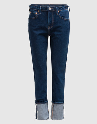 Slim Straight-Leg Jeans Piper Long Ranch