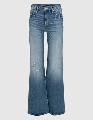 Flare-Leg Jeans Mija mit Destroyed-Details