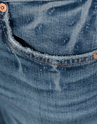 Flare-Leg Jeans Mija mit Destroyed-Details