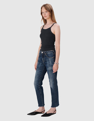 Washed-Out Jeans Piper Crop