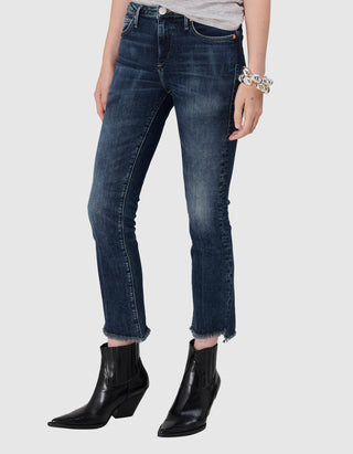 Kick Flare Jeans Halle mit offenem Saum