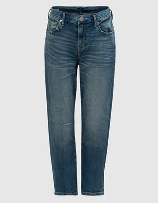 Washed-Out Jeans Hope Bow Leg