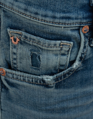 Washed-Out Jeans Hope Bow Leg