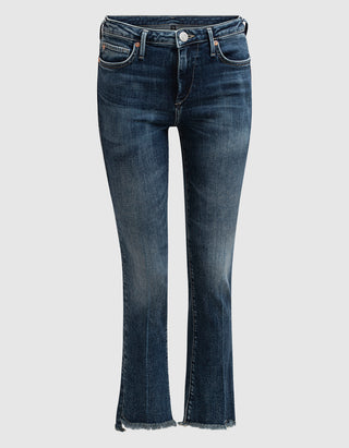 Kick Flare Jeans Halle mit offenem Saum