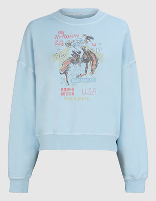 Bedrucktes Oversize Sweatshirt Rodeo