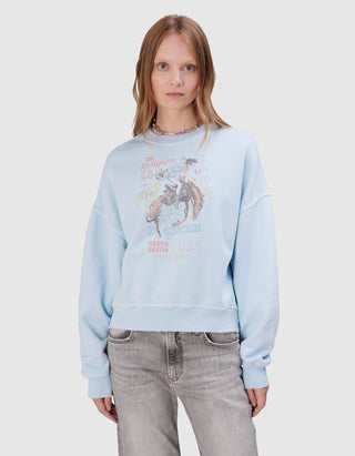 Bedrucktes Oversize Sweatshirt Rodeo