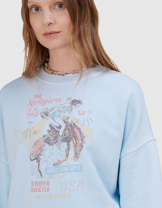 Bedrucktes Oversize Sweatshirt Rodeo