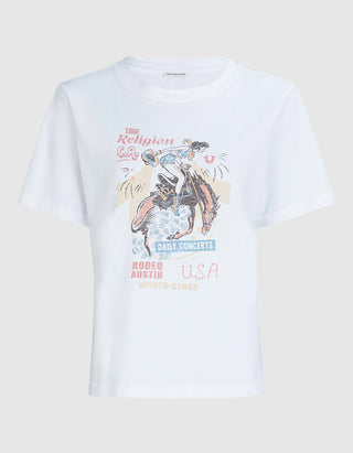 Bedrucktes Baumwoll-T-Shirt Rodeo