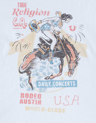 Bedrucktes Baumwoll-T-Shirt Rodeo